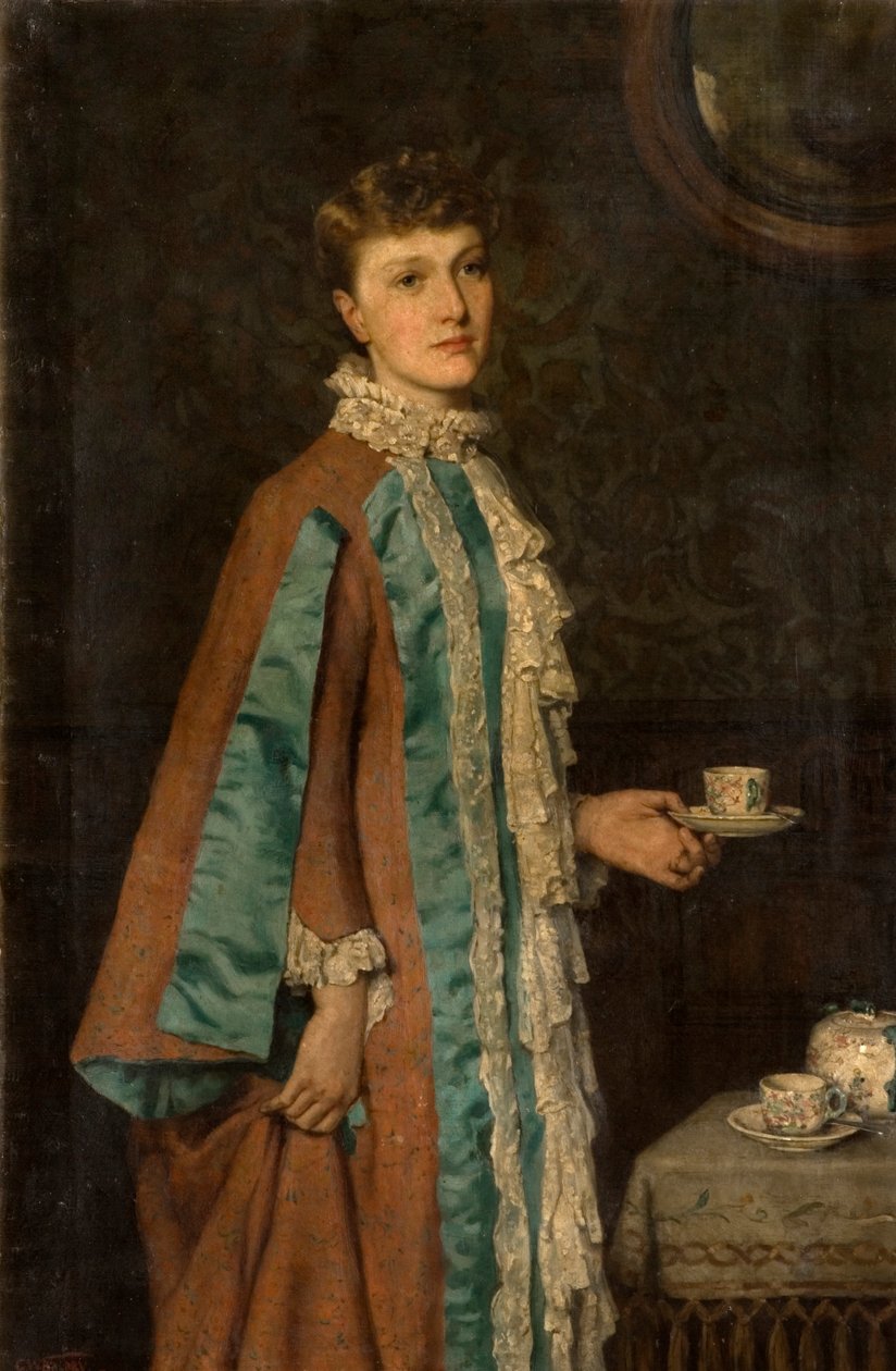 Retrato da Sra. Clara Rowell, 1884 de George W. Baldry