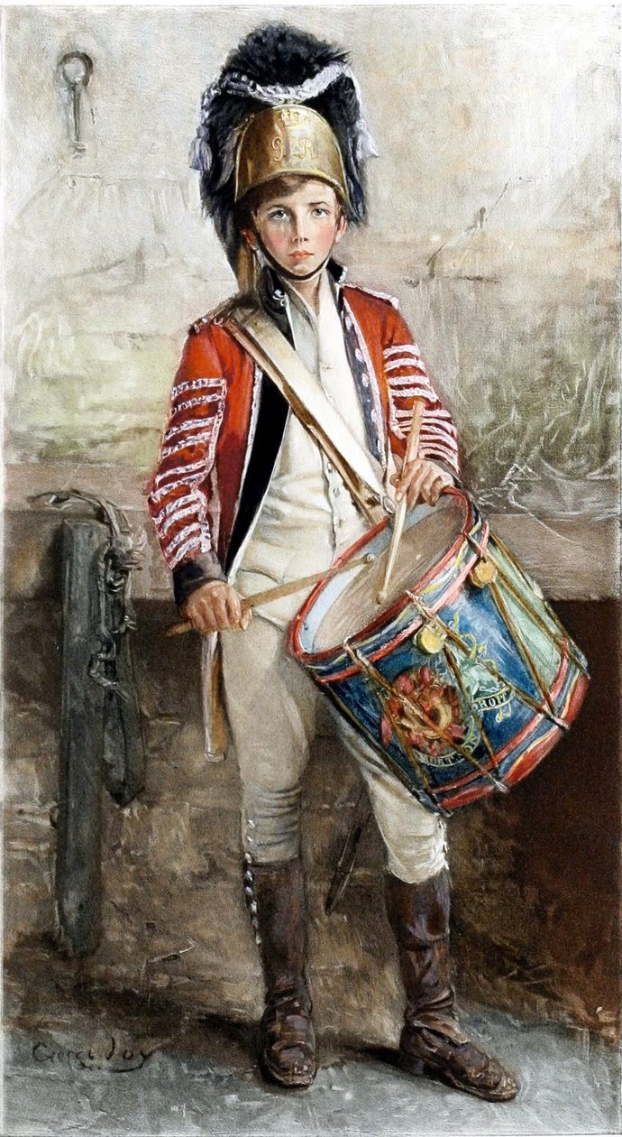 Um baterista inglês boy.nFrench: um tambor inglês.n de George William Joy