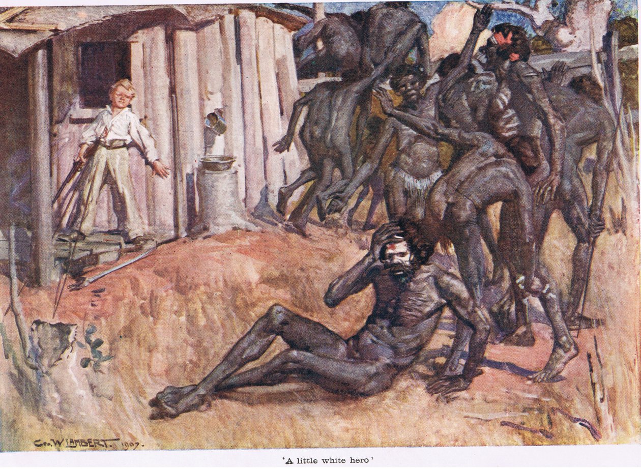 Um pequeno herói branco de George Washington Lambert