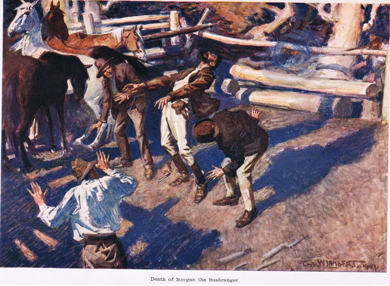 Morte de Morgan, o guarda florestal de George Washington Lambert