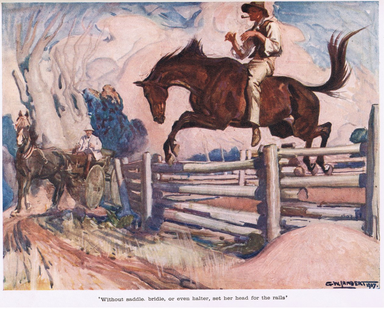 Sem sela, freio ou cabresto de George Washington Lambert