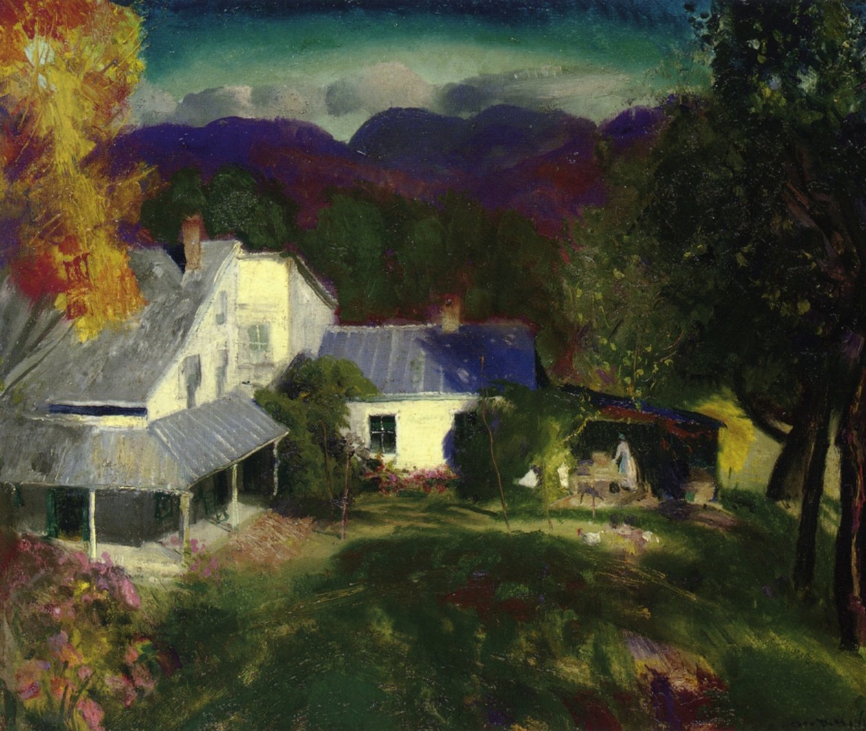 Uma fazenda de montanha, 1920 de George Wesley Bellows