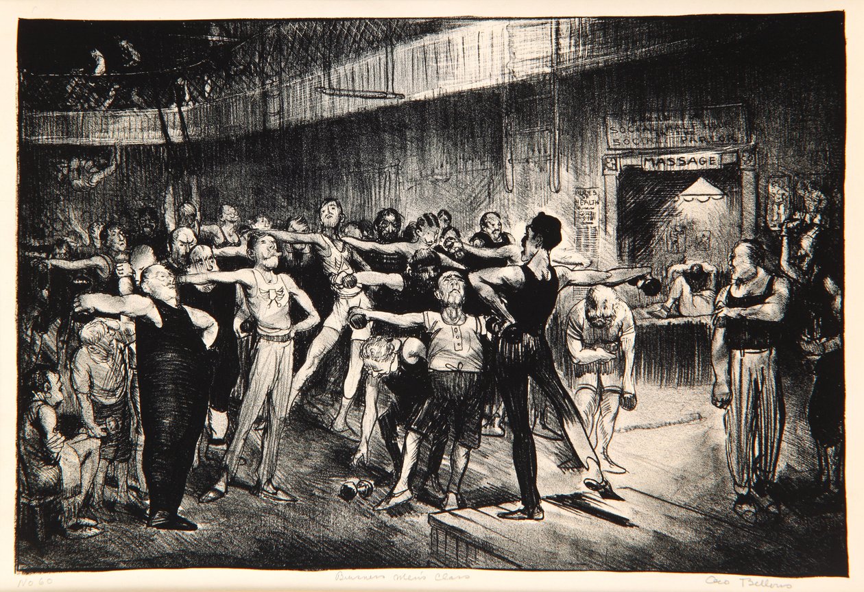Classe de Homens de Negócios, 1916 de George Wesley Bellows