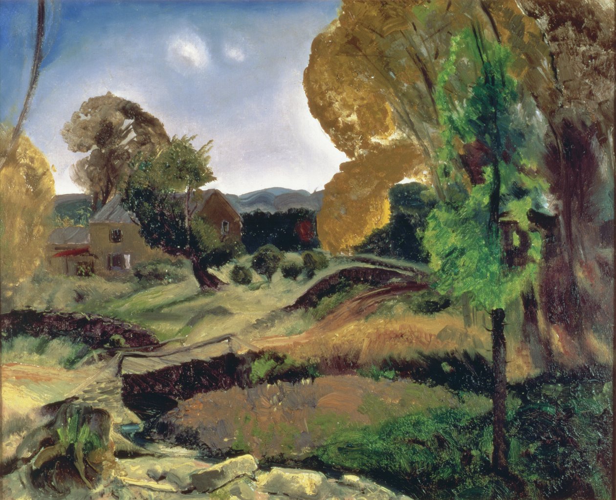 Ponte Pequena, Woodstock, 1920 de George Wesley Bellows