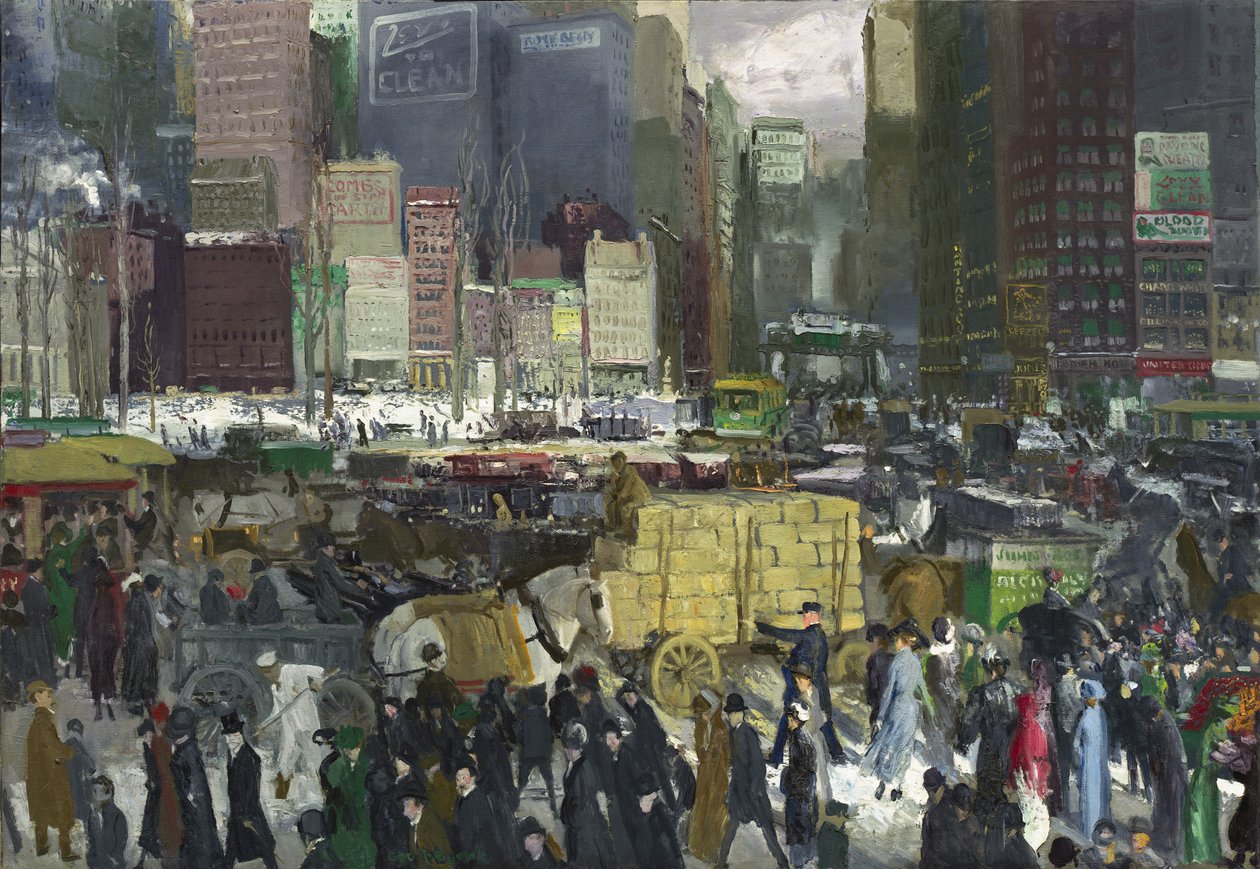 Nova York, 1911 de George Wesley Bellows