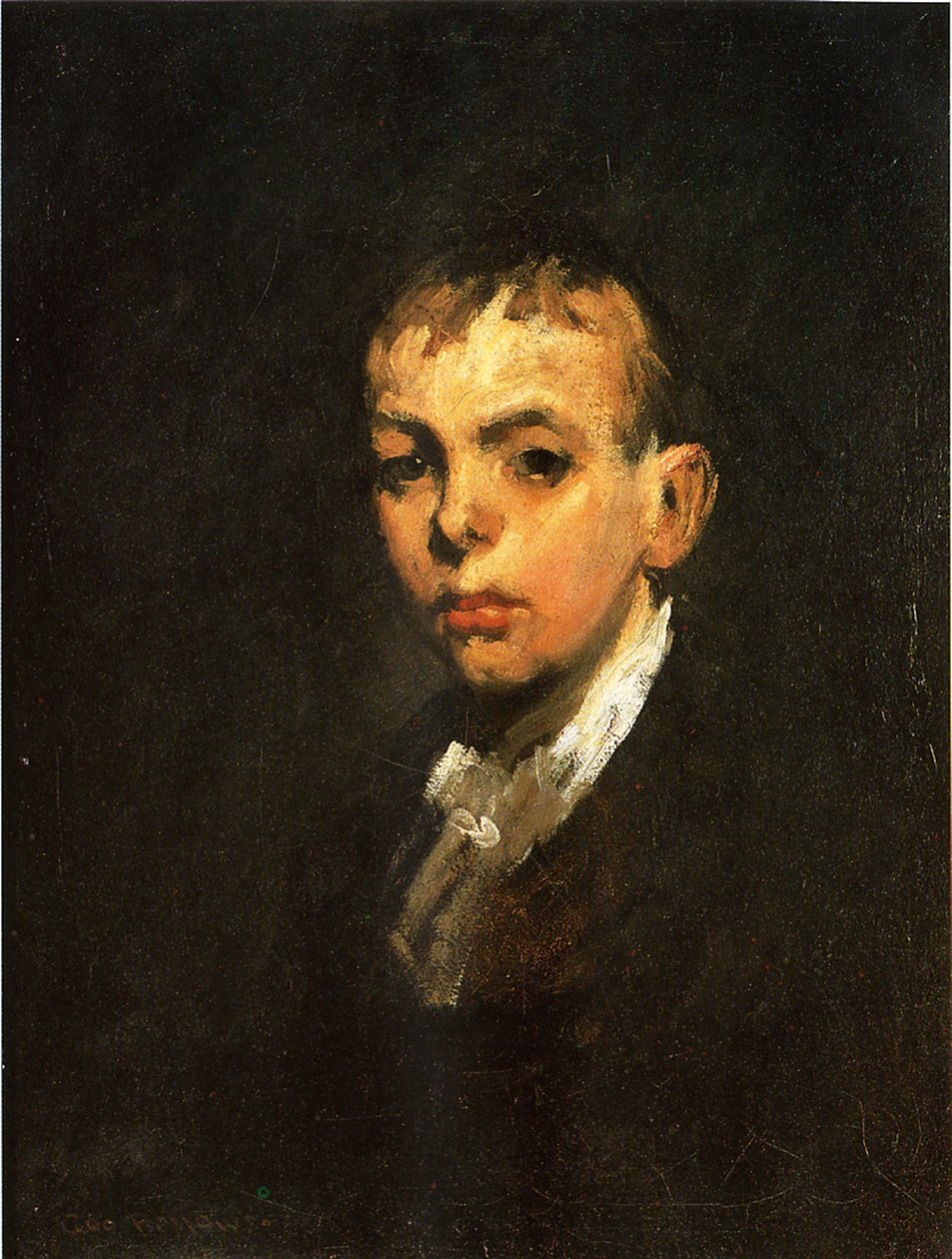 Retrato de um menino, c.1905 de George Wesley Bellows