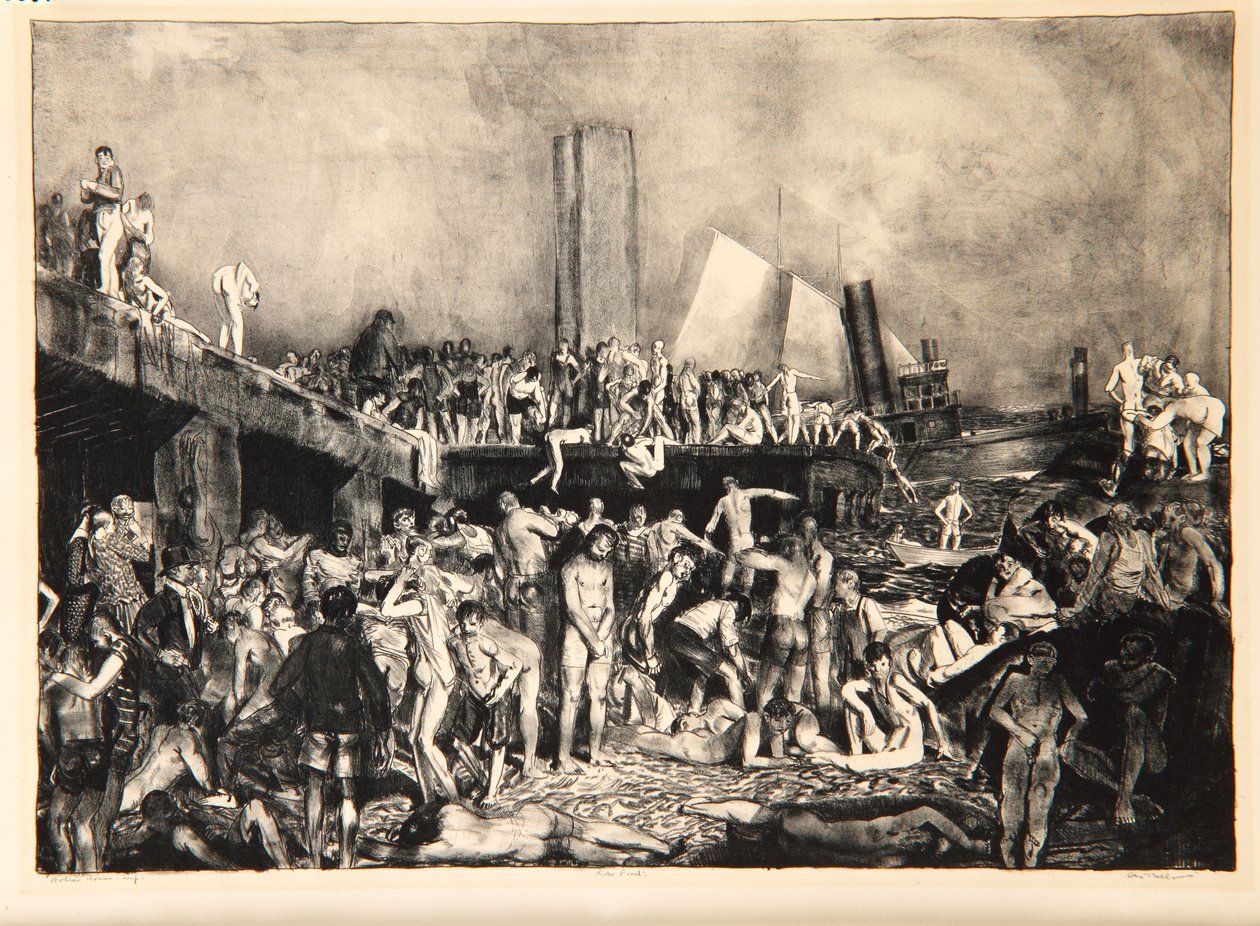 River Front, 1923-24 de George Wesley Bellows