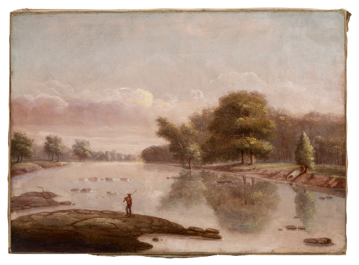 Ilha de Tipton perto de Logansport, Indiana de George Winter