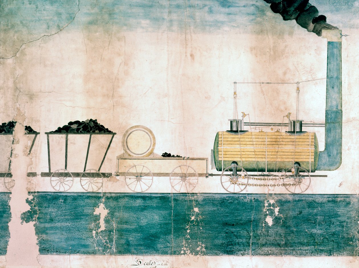 Locomotiva de Killingworth, c.1815 de George attr. to Stephenson