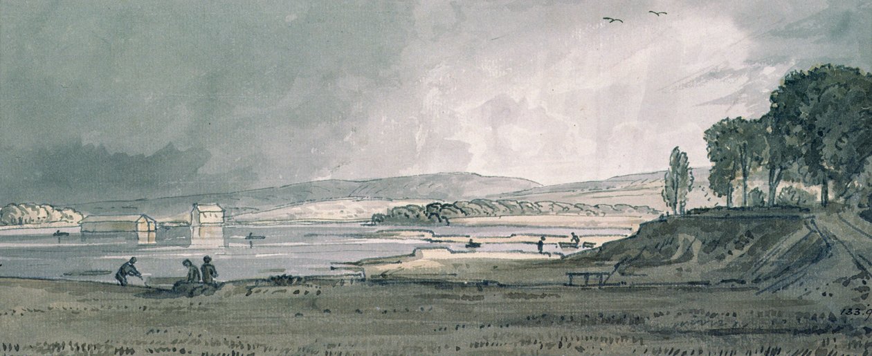 Ferry de Yarmouth, Ilha de Wight de George the Younger Barret