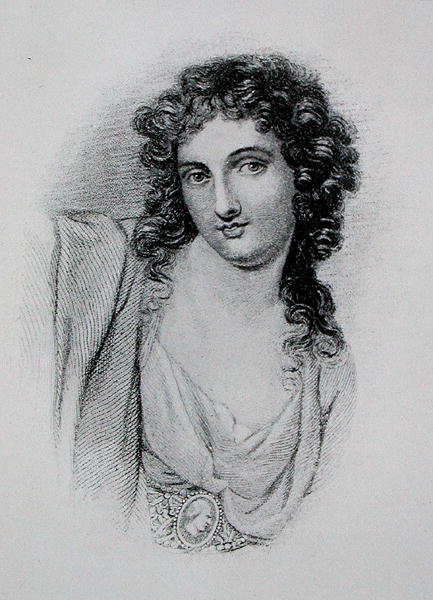 Lady Hamilton (c.1765-1815) (gravura) de George (after) Romney