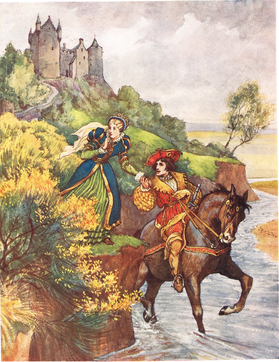 Lady Margaret, ilustração de &39;A Picture Song Book&39;, 1910 de George, 9th Earl of Carlisle Howard