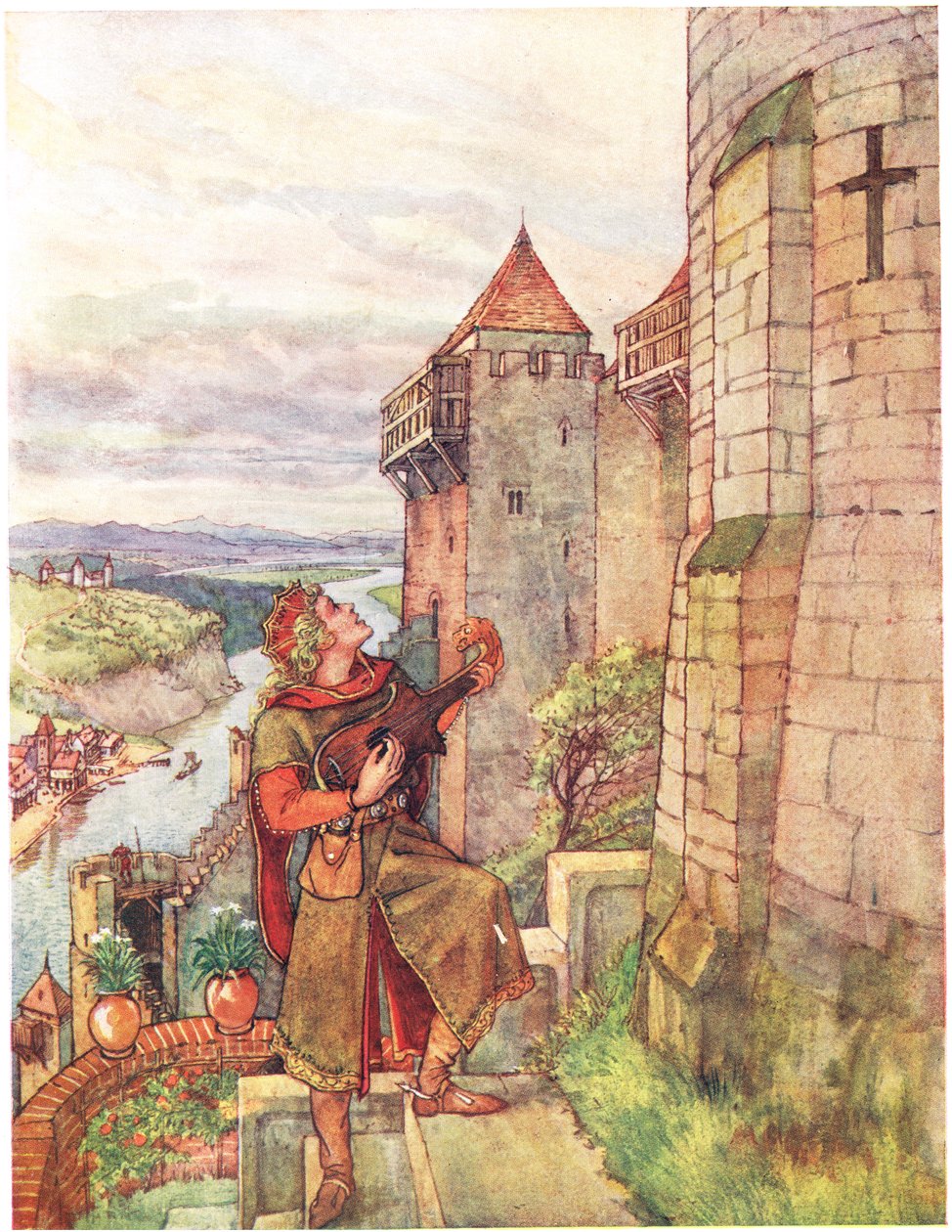 O Richard! O Mon Roi, ilustração de &39;A Picture Song Book&39;, 1910 de George, 9th Earl of Carlisle Howard
