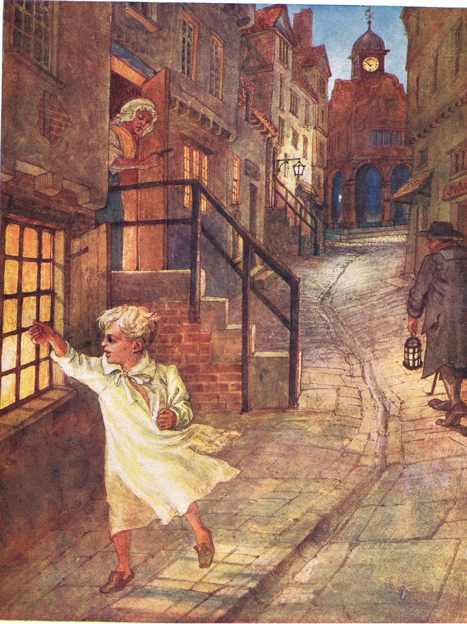 Wee Willie Winkie, ilustração de &39;A Picture Song Book&39;, 1910 de George, 9th Earl of Carlisle Howard