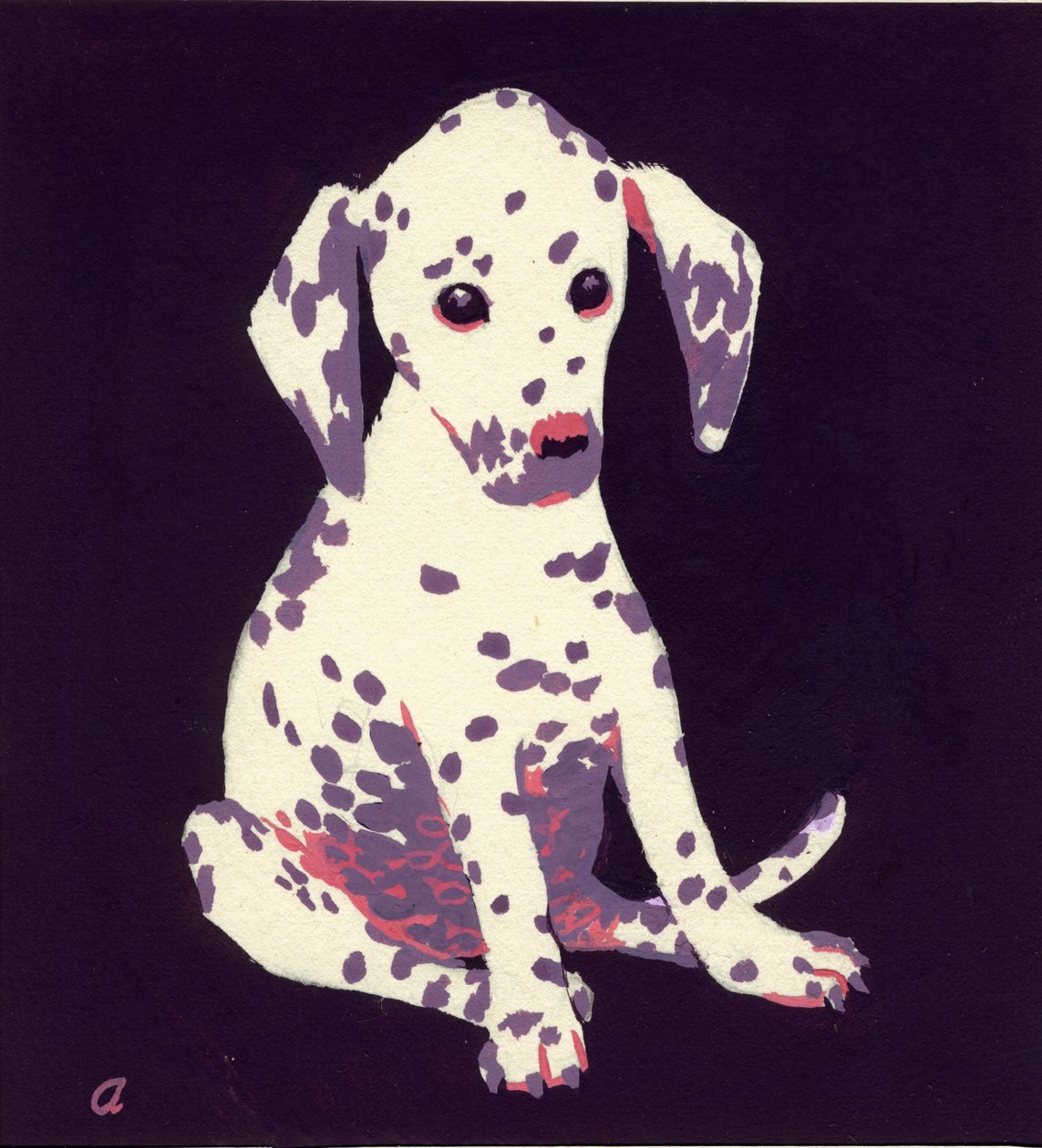 Cachorro Dalmation, década de 1950 de George Adamson