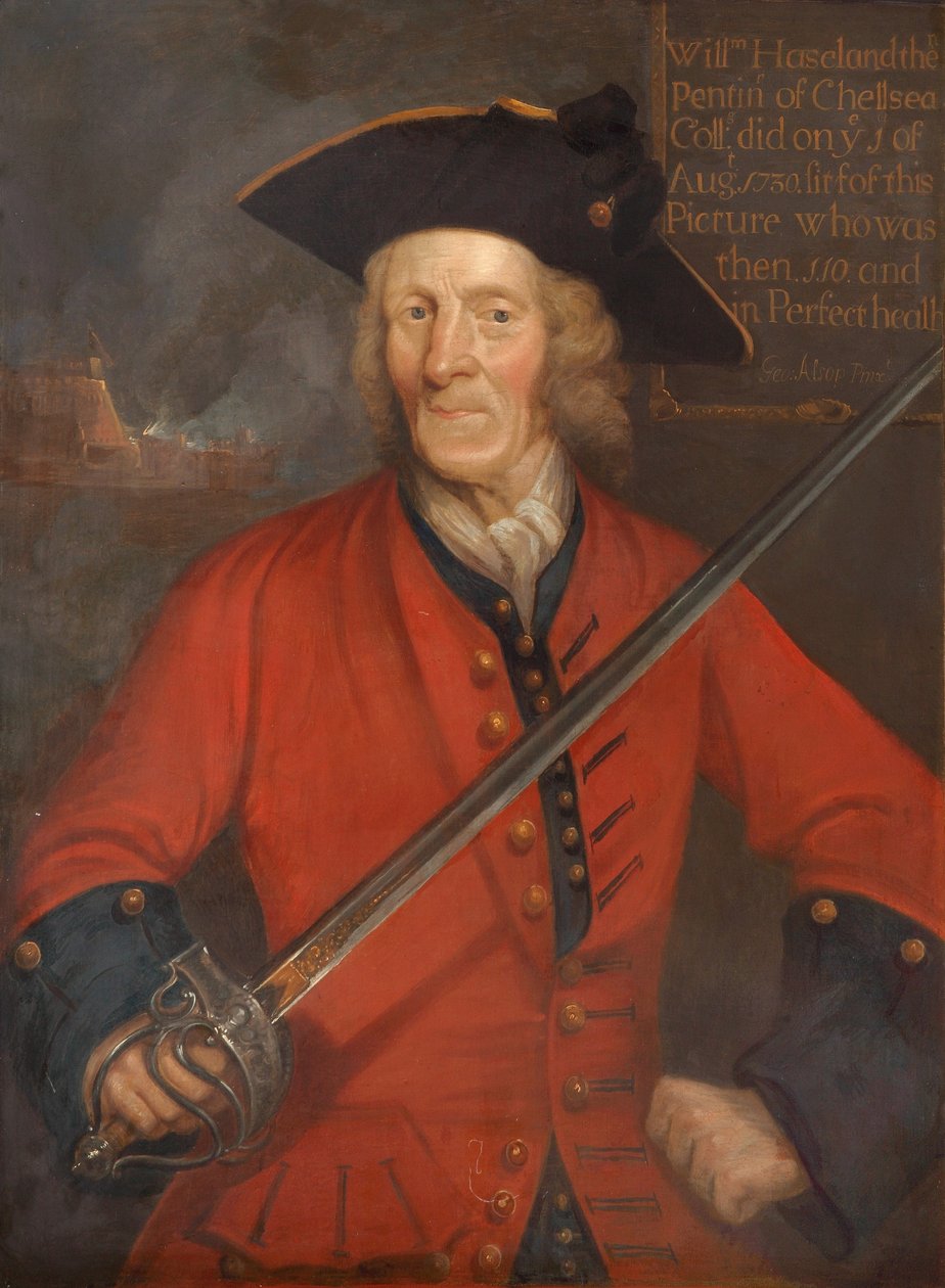 Em Pensionista William Hiseland, 1730 de George Allsop