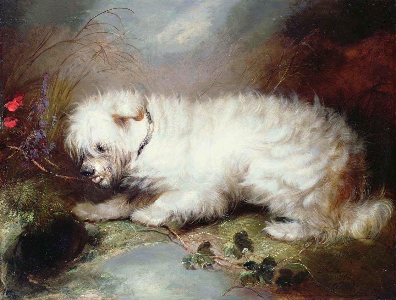 No relógio, 1867 de George Armfield