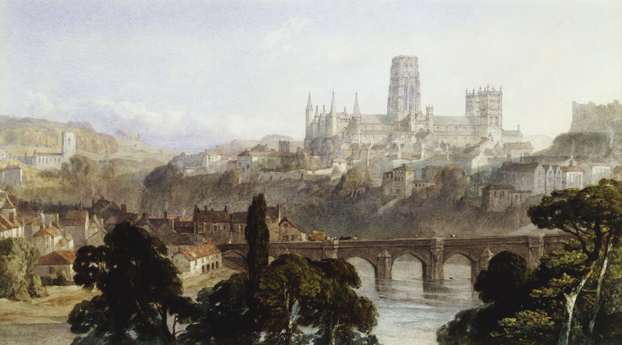 Catedral de Durham, 1846 de George Arthur Fripp