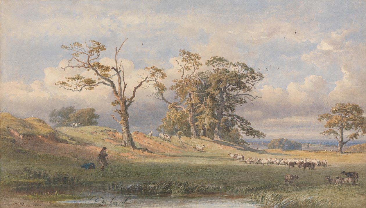 Antigo Campo Britânico em Bulstrode Park de George Arthur Fripp