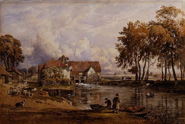Streatley Mill: No Tamisa de George Arthur Fripp