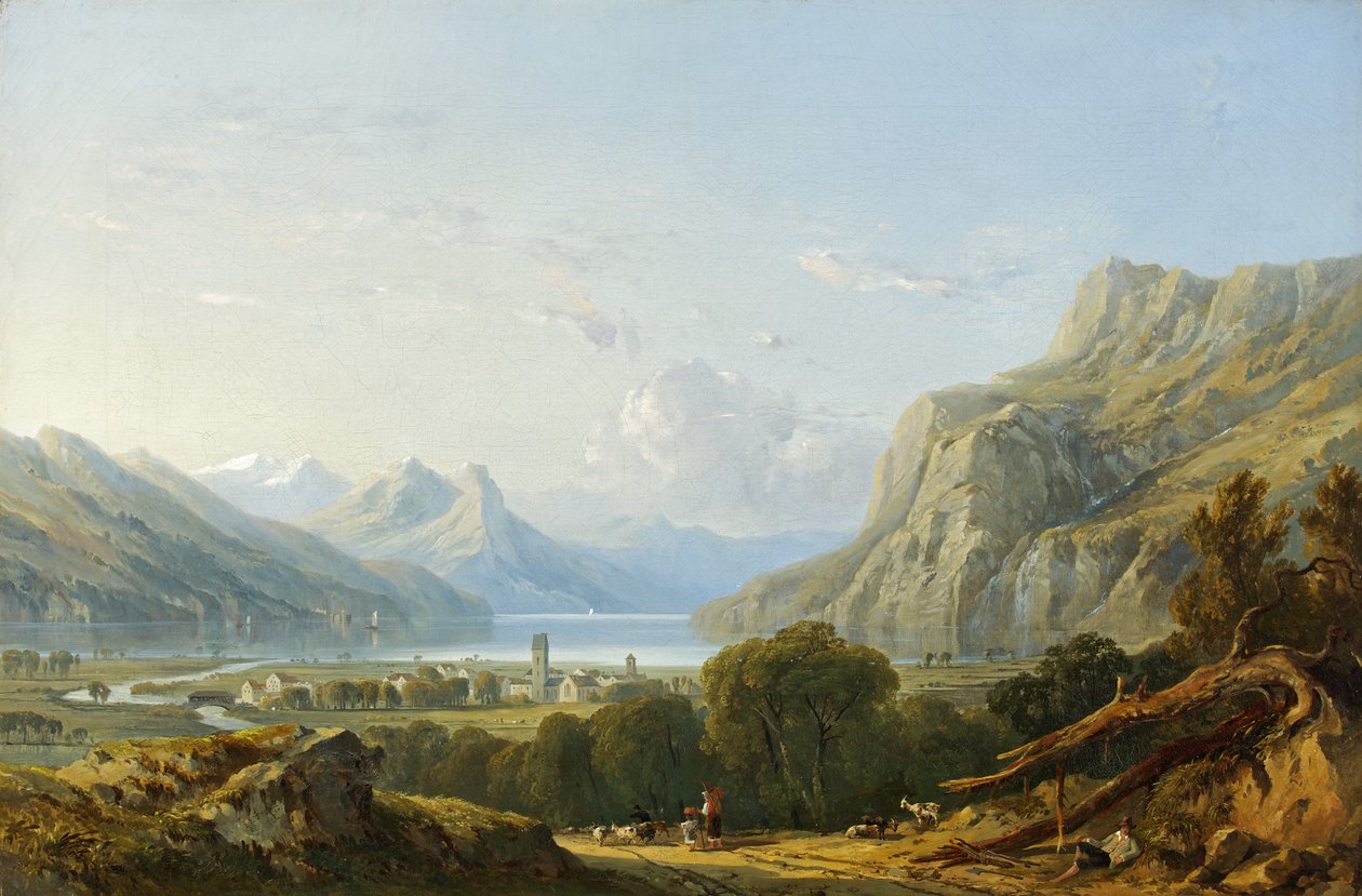 O Lago de Wallenstadt de George Arthur Fripp