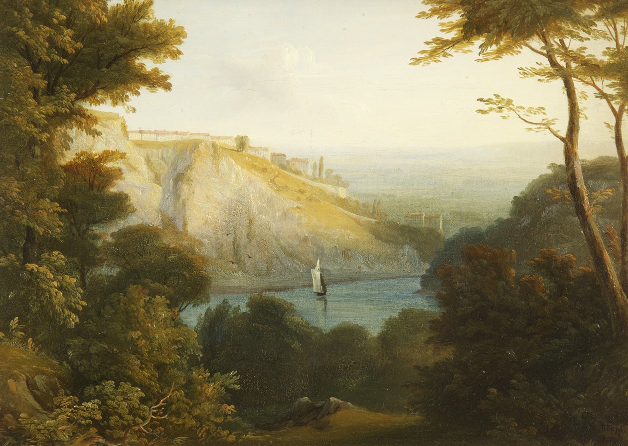 Vista do desfiladeiro de Avon de George Arthur Fripp
