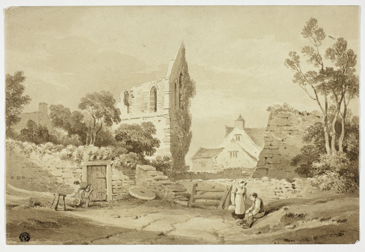 Abadia de Wenlock, Sharpshire de George Augustus Holmes
