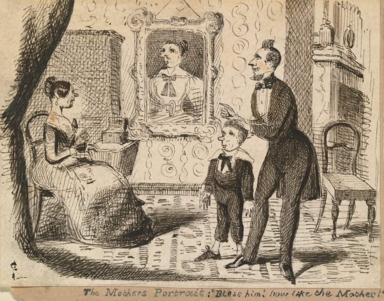O Retrato da Mãe de George Augustus Sala