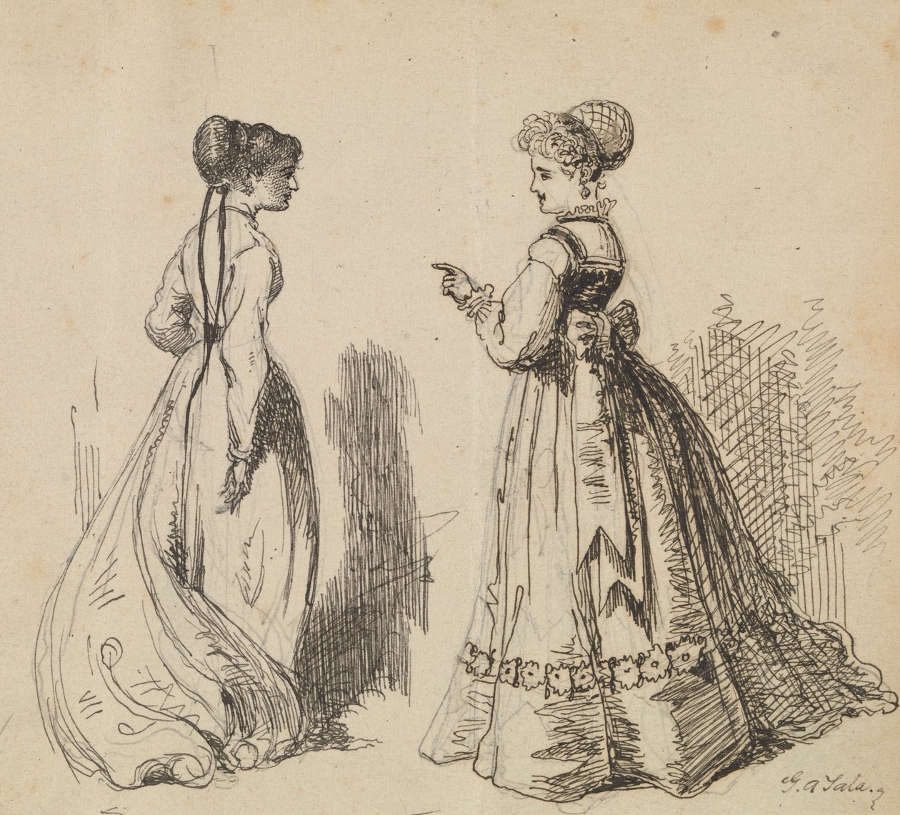 Duas mulheres de George Augustus Sala