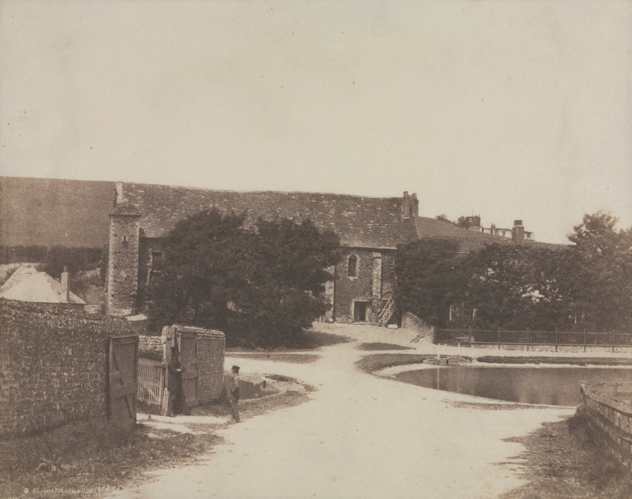 Um Priorado, Lyminge, 1853. de George B. Shepherd