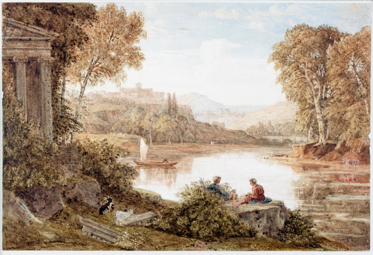 Paisagem Clássica de George Barret