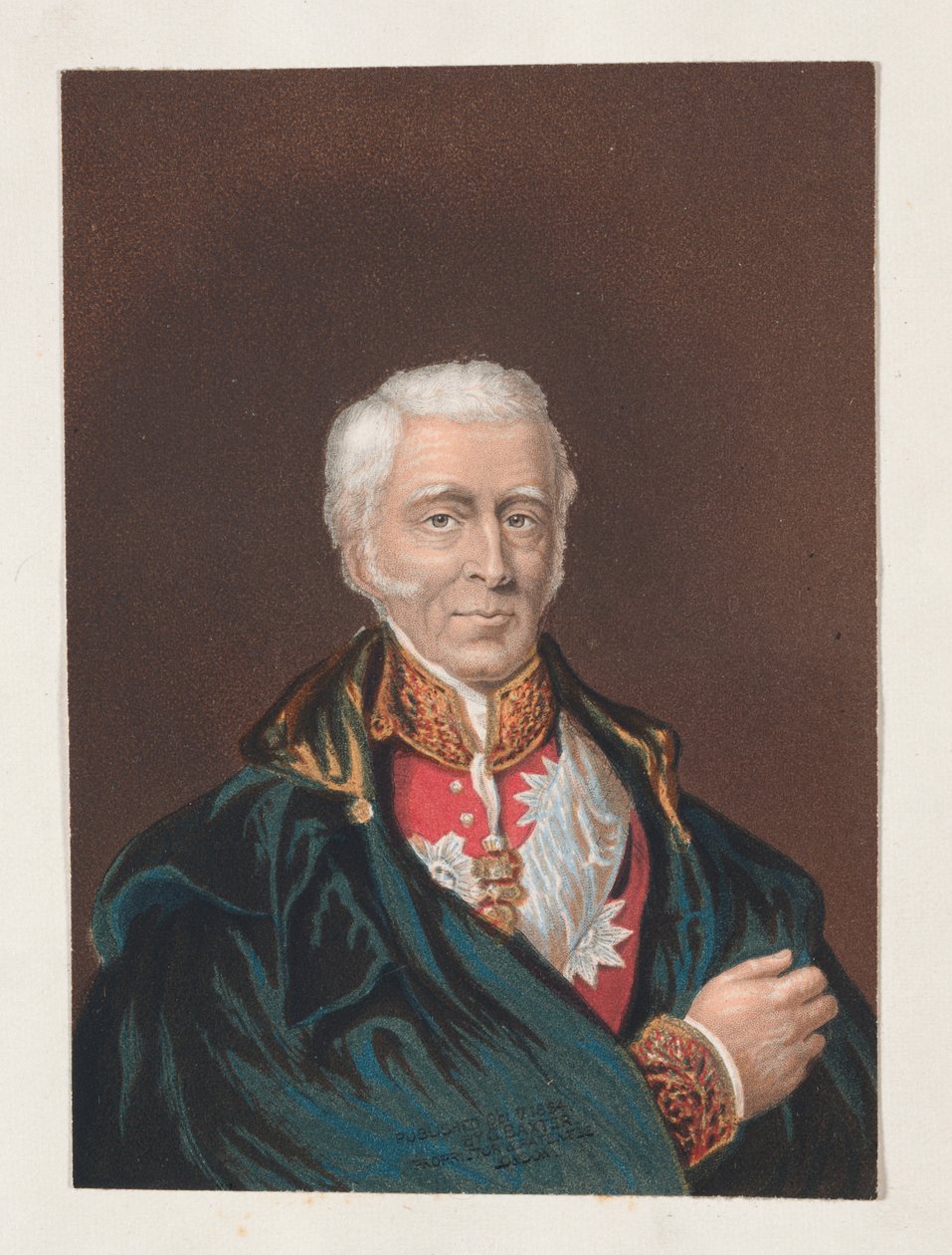 Arthur Wellesley, Duque de Wellington de George Baxter