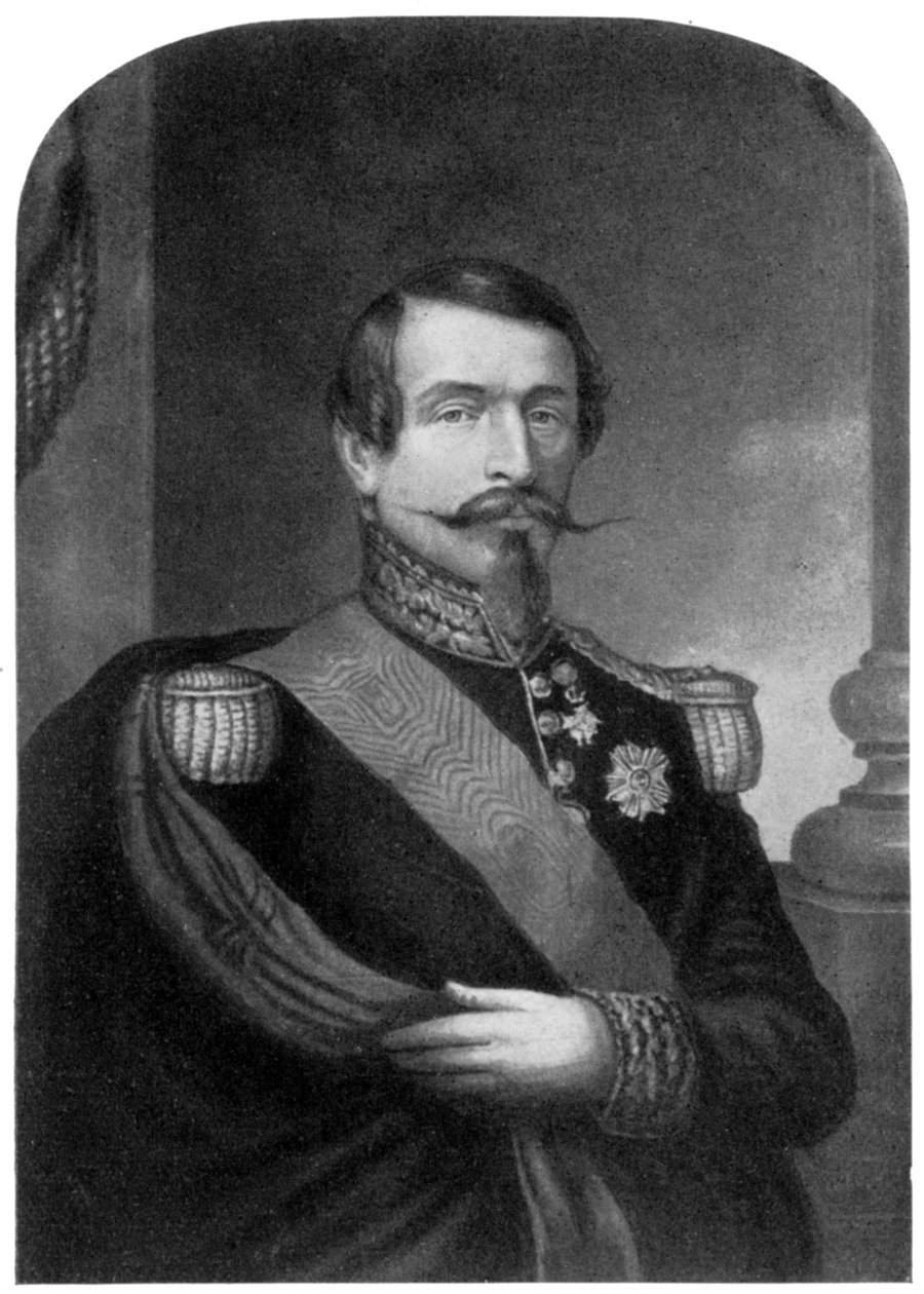 Charles Louis Napoleon Bonaparte, imperador dos franceses, século 1910. de George Baxter