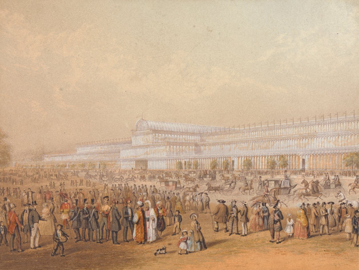 Palácio de Cristal, Hyde Park de George Baxter