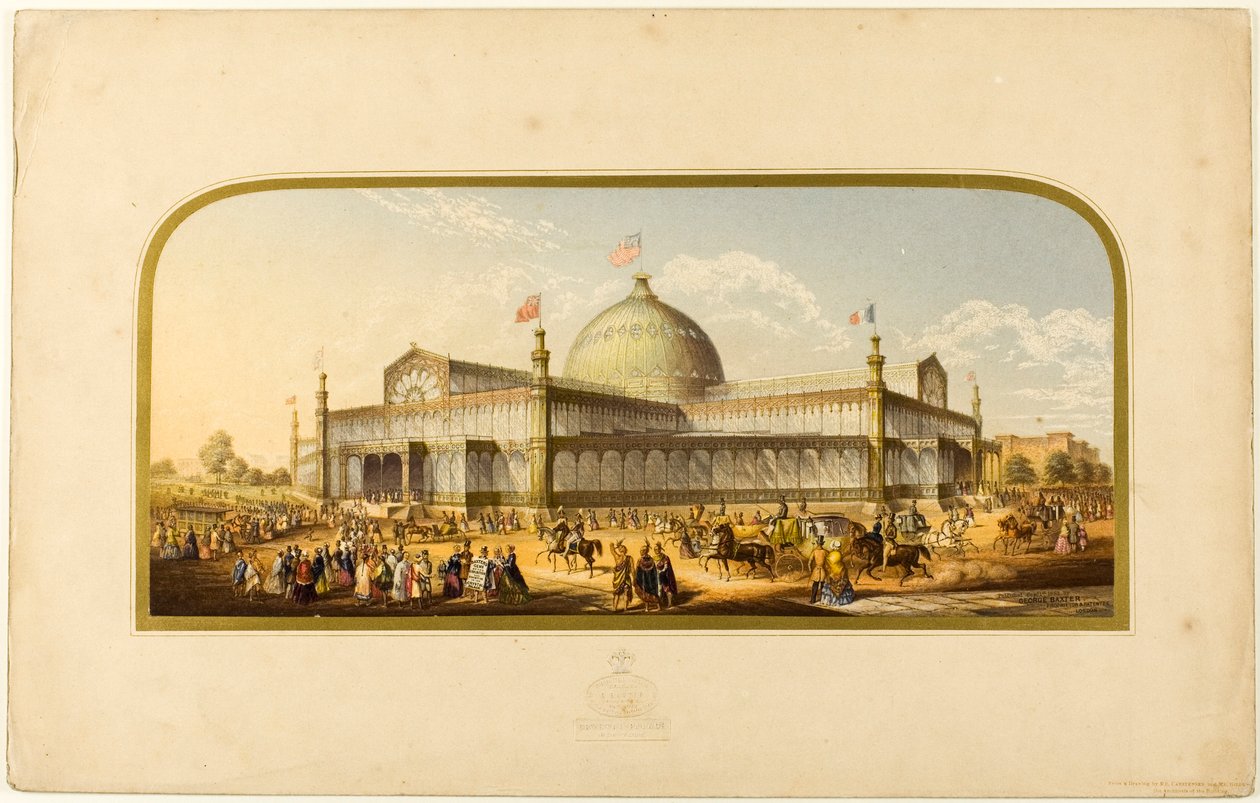 Palácio de Cristal, Nova Iorque de George Baxter