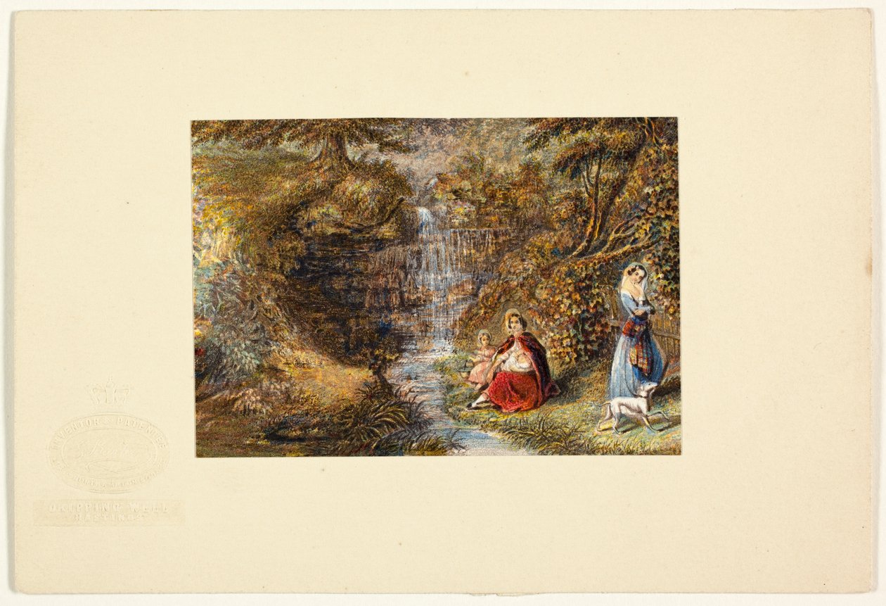 Nascente gotejante, Hastings de George Baxter