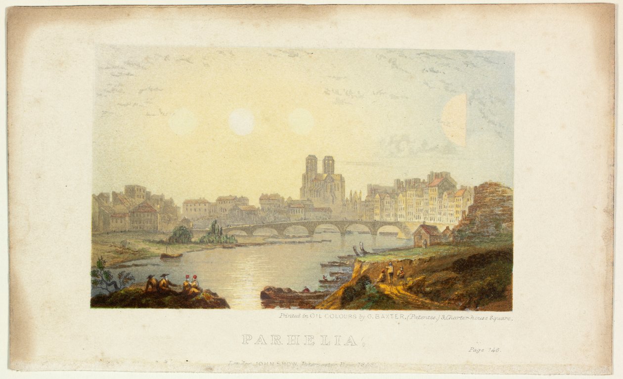 Parélios, de Astronomia e Escritura de George Baxter