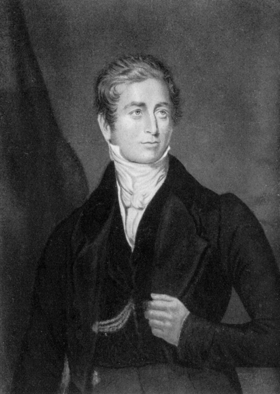 Sir Robert Peel, 2º Baronete, Primeiro Ministro Britânico, 1853 1910. de George Baxter