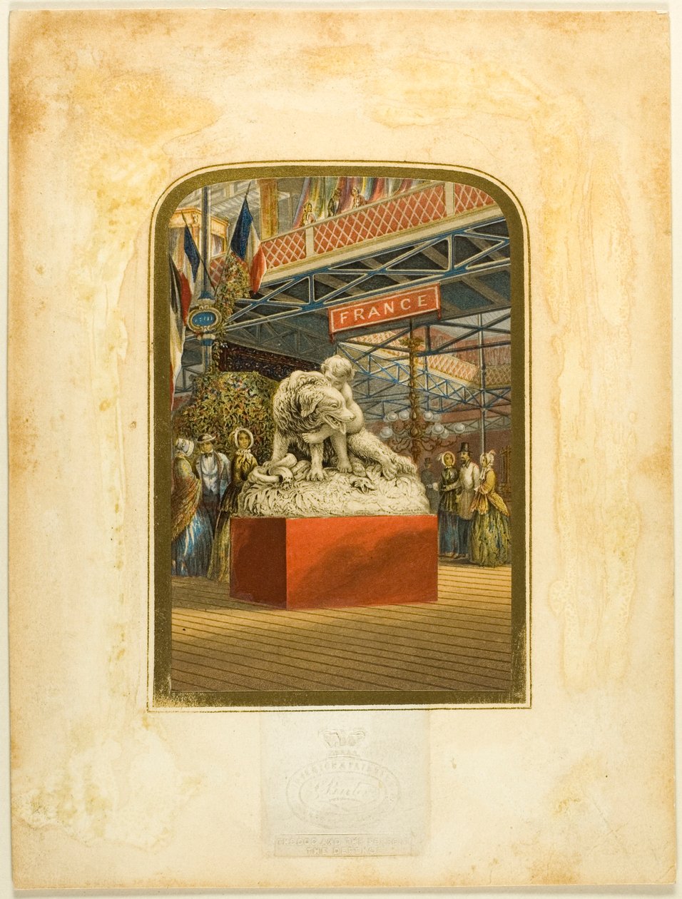 Der Hund und die Schlange (Die Verteidigung) de George Baxter