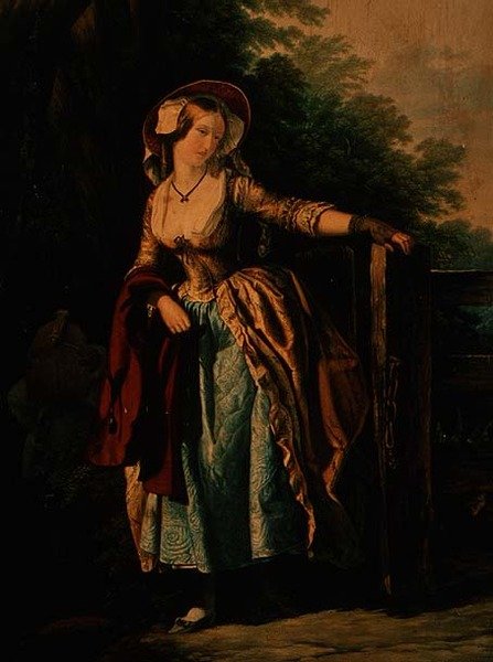 O Olhar de Separação (litho) de George Baxter
