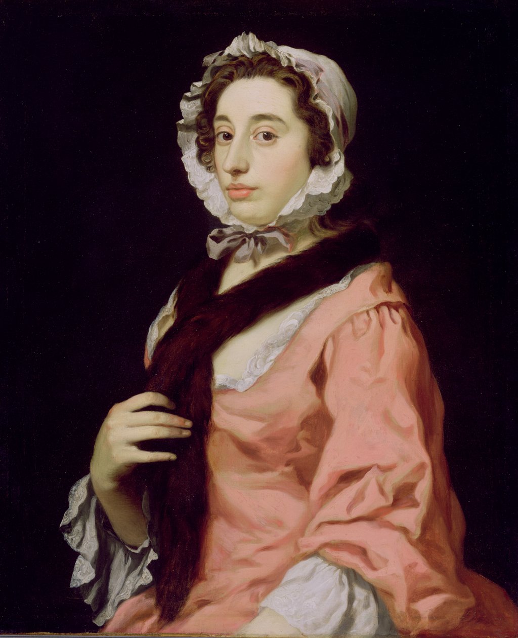 Uma Mulher Desconhecida, chamada Peg Woffington (óleo sobre tela) de George Beare