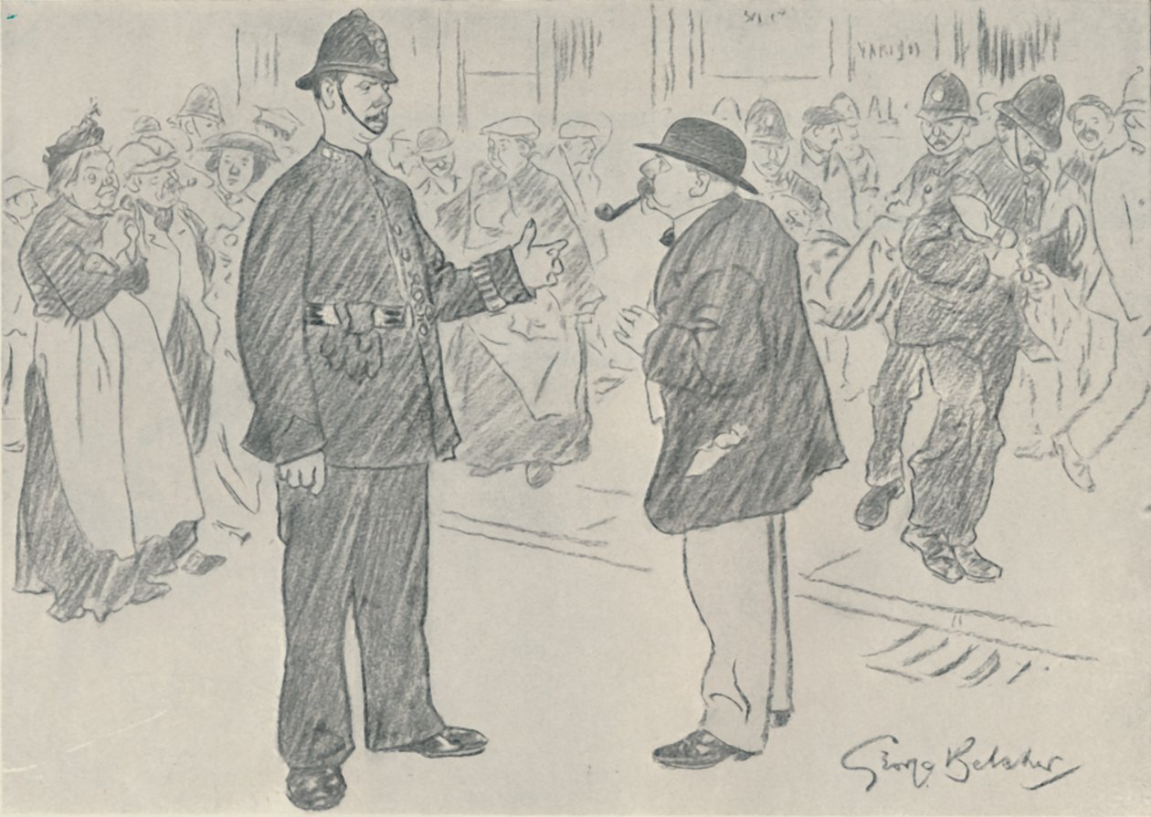 Polícia e o Povo, 1920 de George Belcher