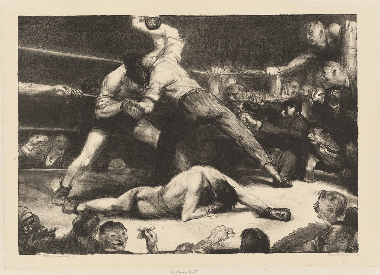 Um nocaute de George Bellows
