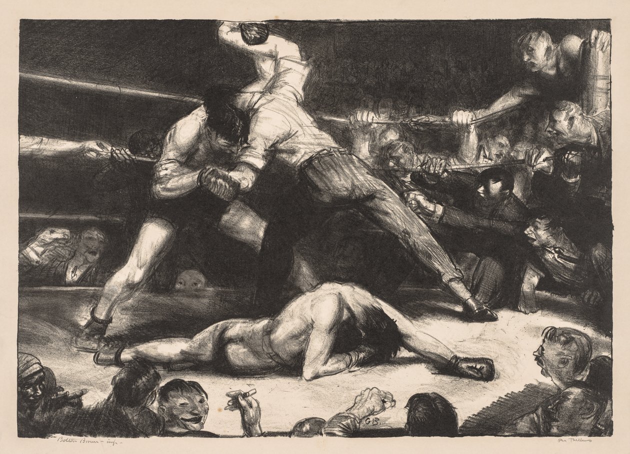 Um nocaute de George Bellows