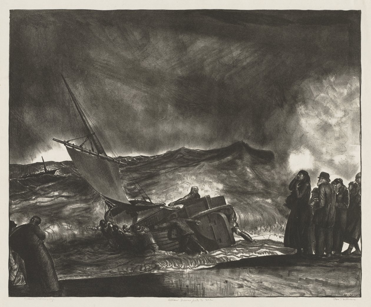 Allan Donn parte para o mar de George Bellows