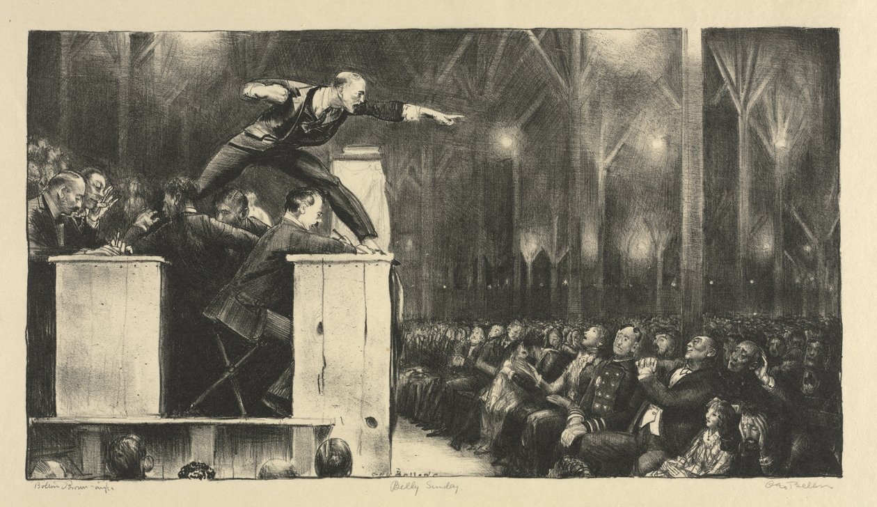 Billy Sunday de George Bellows