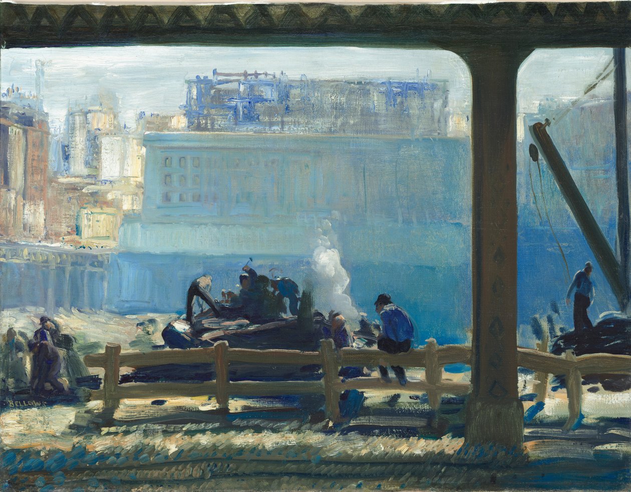 Manhã Azul de George Bellows