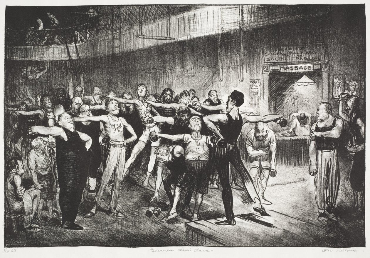 Aula para homens de negócios de George Bellows