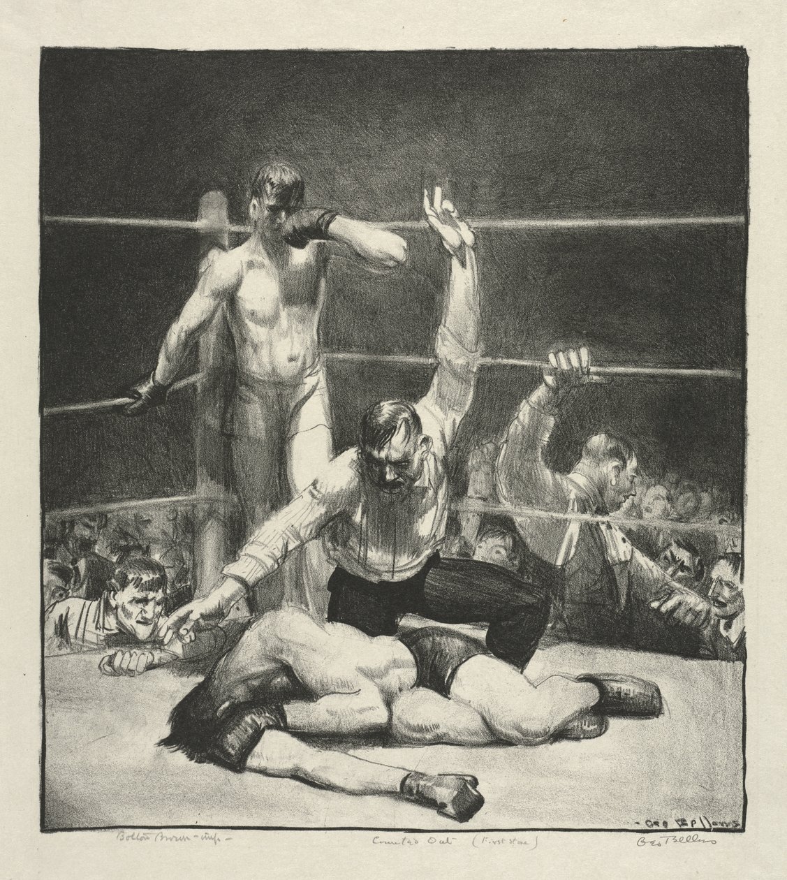 Dado por perdido, a primeira pedra de George Bellows