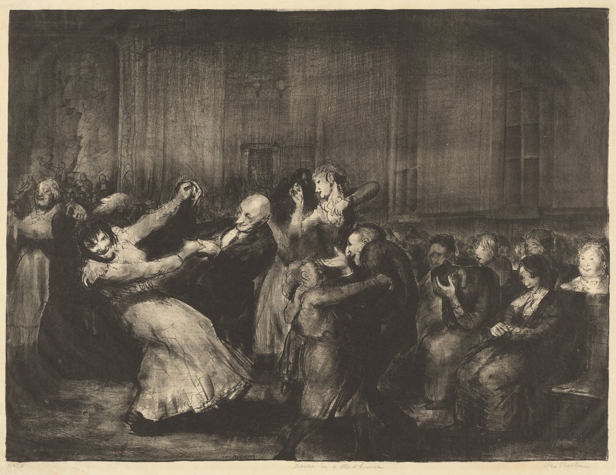 Dança num Manicómio de George Bellows